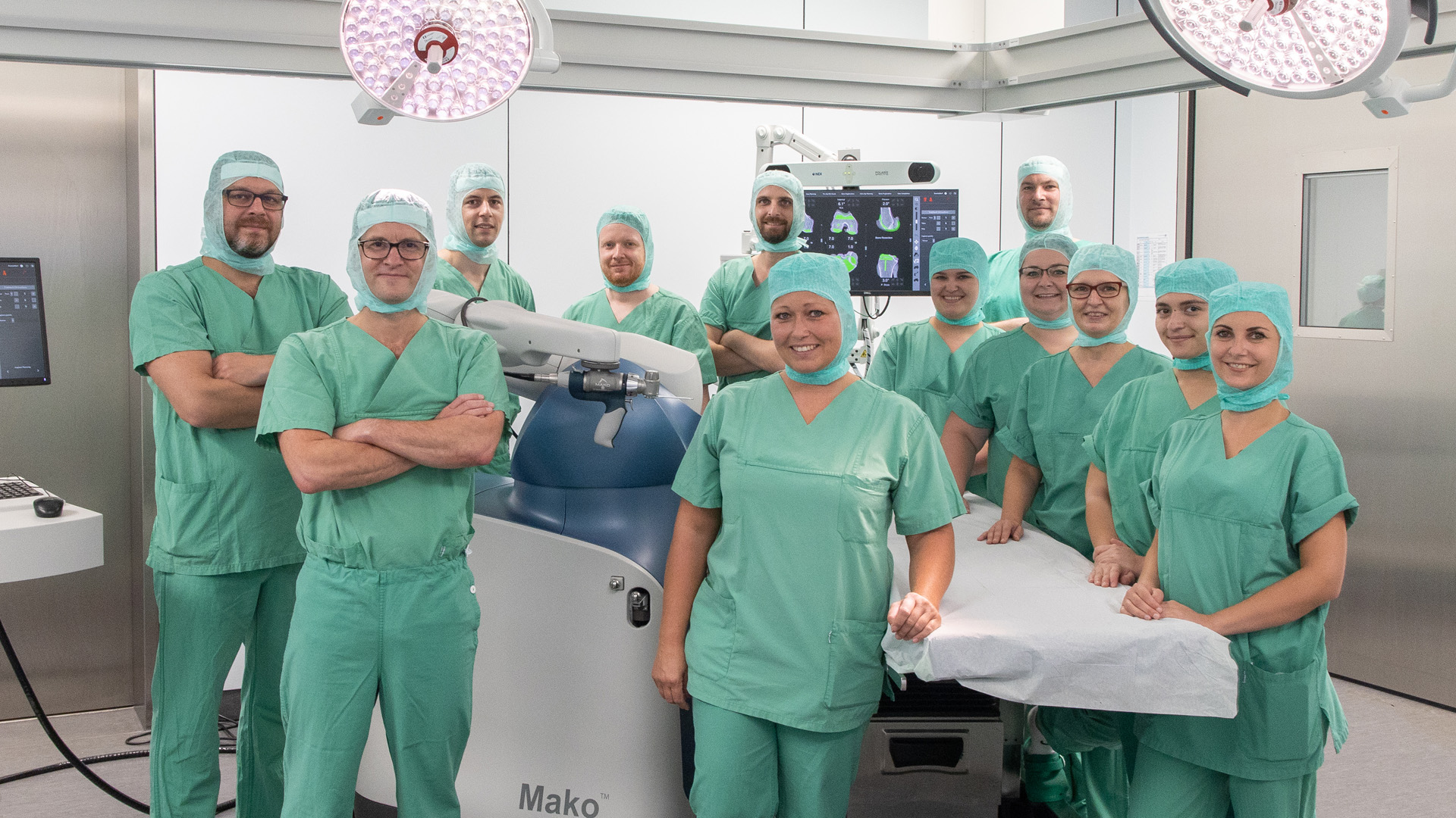 Das Team der Klinik für Orthopädie am Sr. Vinzenz-Krankenhaus in Düsseldorf